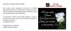 condolencias